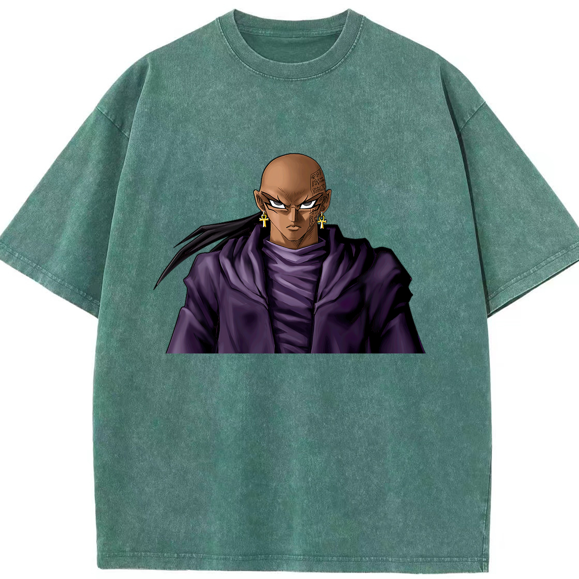 （画像用） 遊☆戯☆王 Yu-Gi-Oh! 綿100% ヴィンテージ風 半袖Tシャツ（フロントプリント）